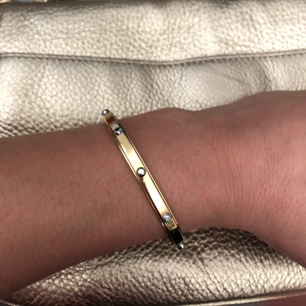 Michael kors gold cuff bracelet